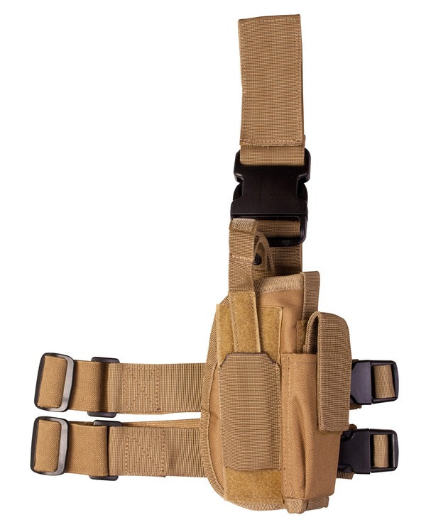 Right Handed Drop Leg Adjustable Holster Coyote