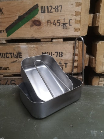 Dutch Army Steel Mess Tins