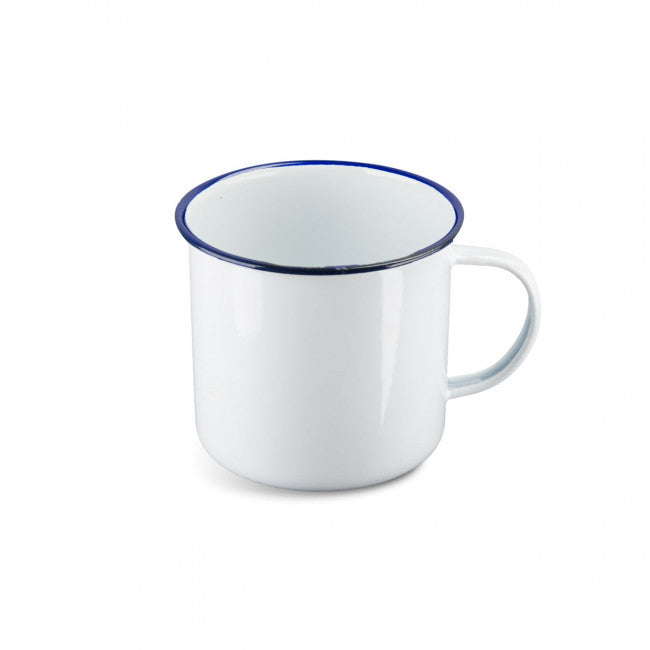 White Vintage Enamel Mug