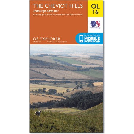 The Cheviot Hills OS Explorer OL16