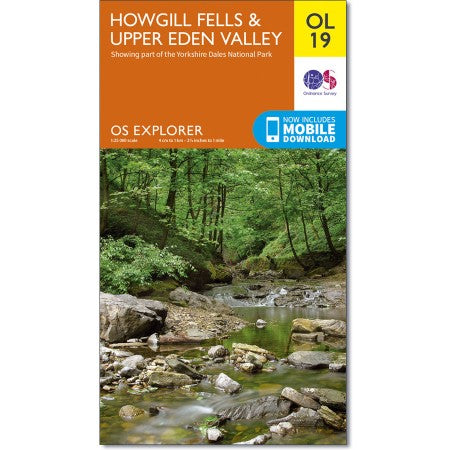 Howgill Fells & Upper Eden Valley OS Explorer OL19