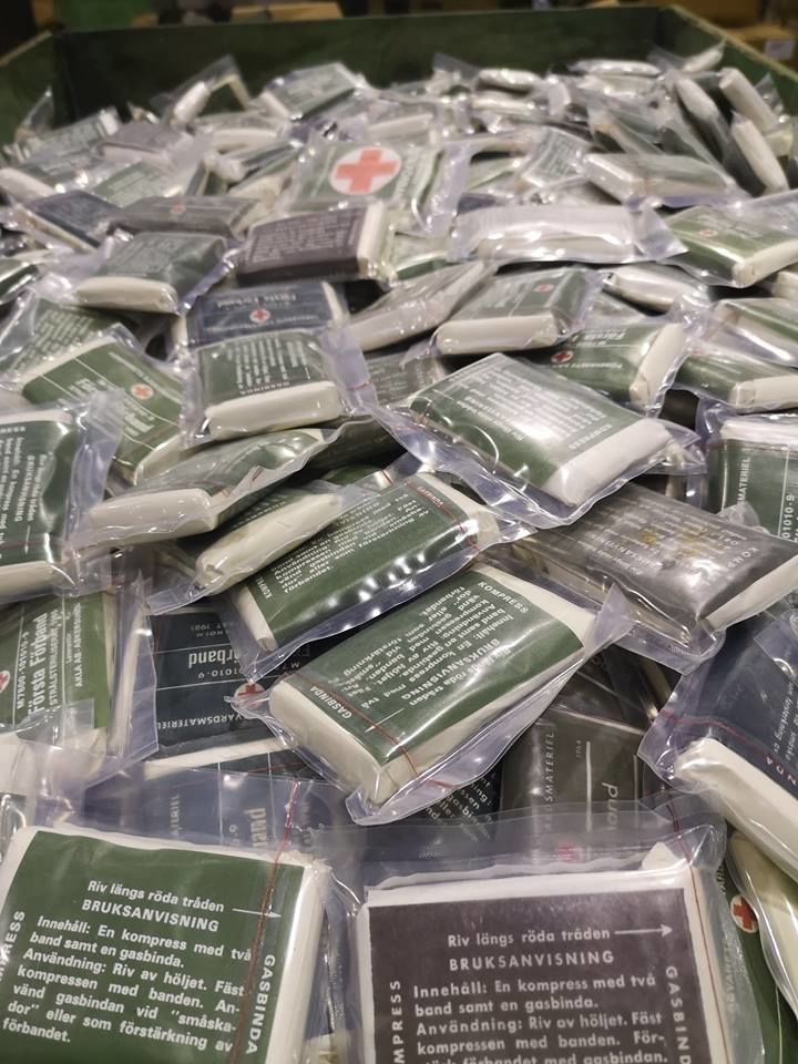 Swedish Army First Field Dressing första förband