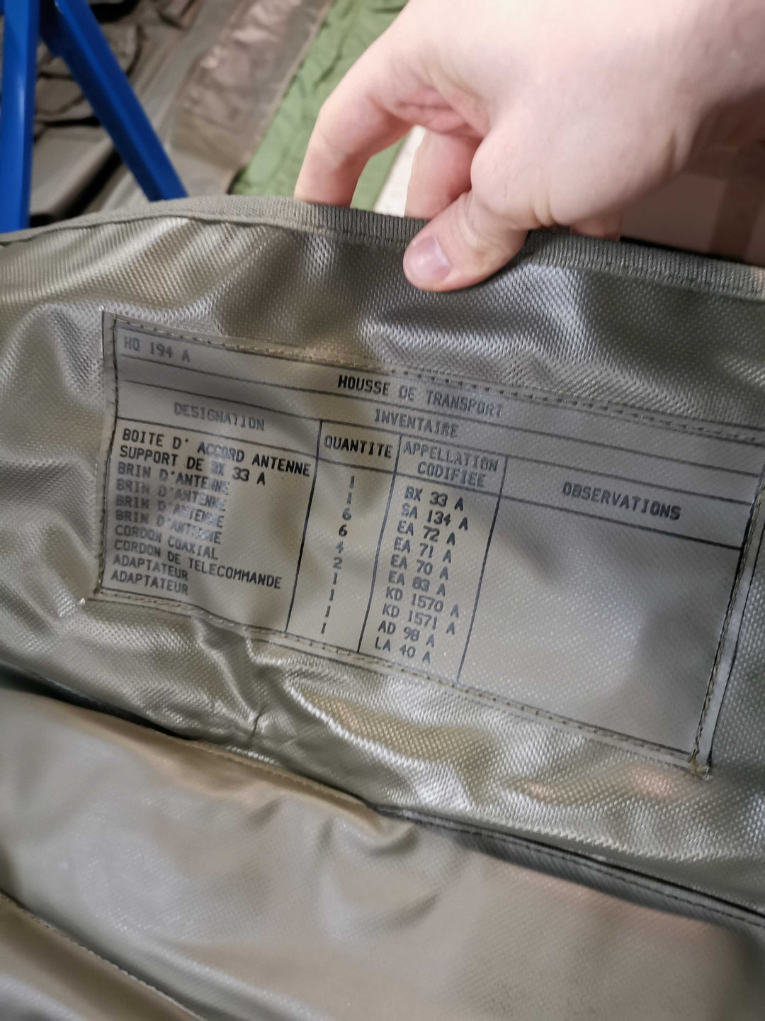 French Army Comms Tool Roll / Holdall