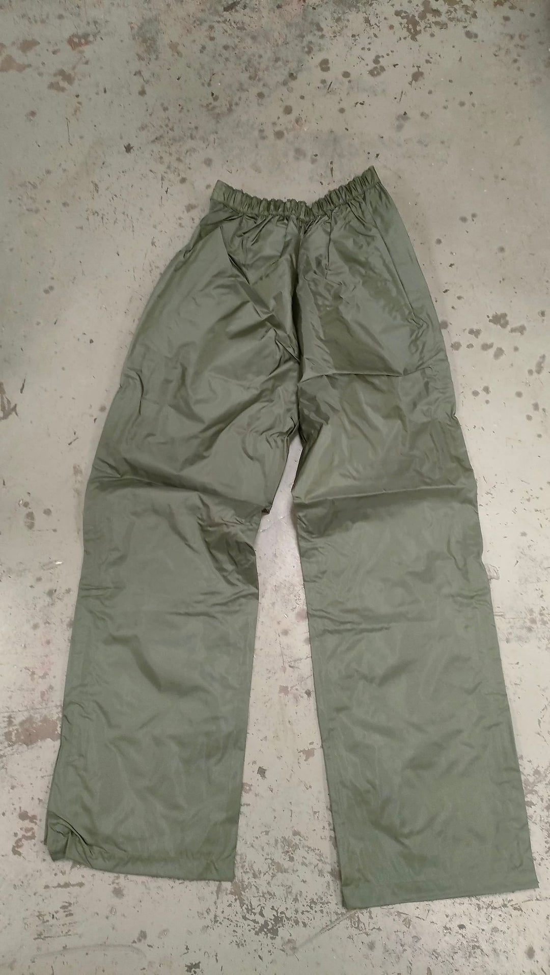French Army Olive Green Waterproof Trousers - Unissued