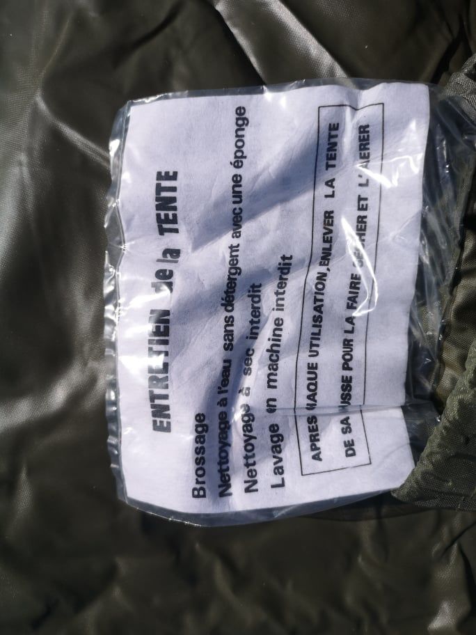 New French Army F2 Two man tent