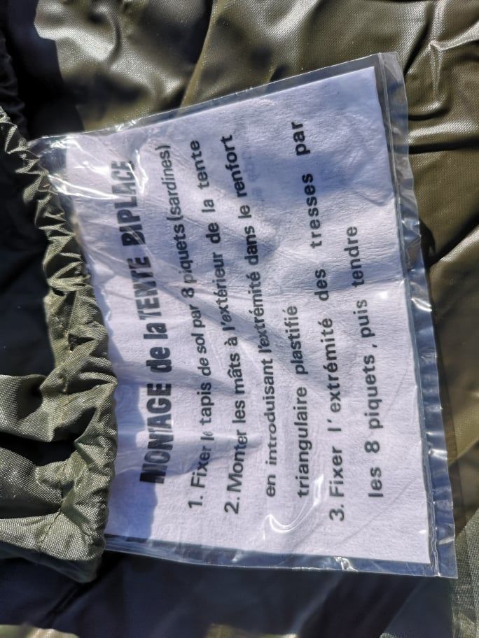 New French Army F2 Two man tent