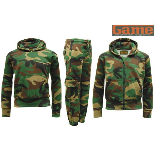Children's Game Woodland Camouflage Tracksuit-0