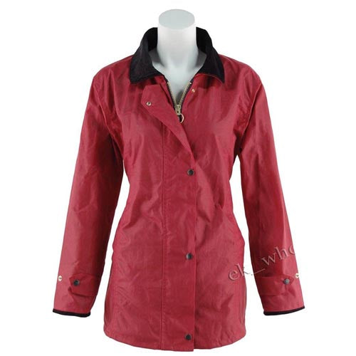 Ladies Game Fitted Antique Wax Jacket-3