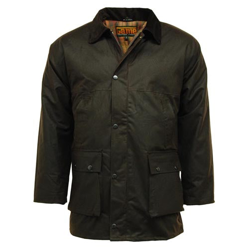 Game Classic Padded Wax Jacket up to 5XL-3