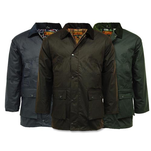 Game Classic Padded Wax Jacket up to 5XL-0