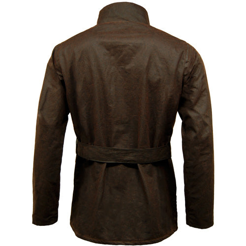 Game Continental Belted Motorcyle Wax Jacket-5