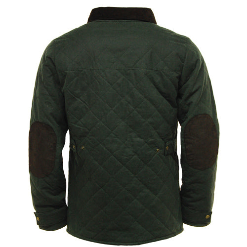 Game Oxford Quilted Wax Jacket-6