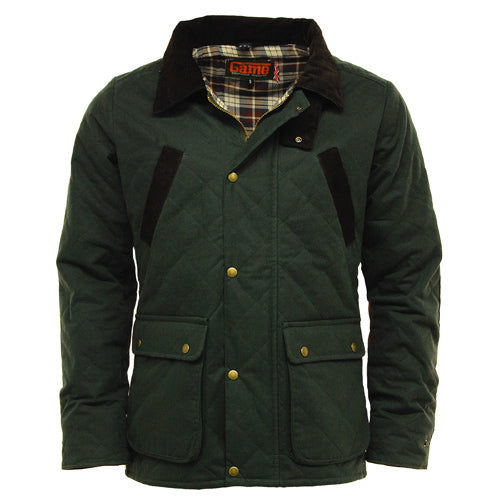 Game Oxford Quilted Wax Jacket-5
