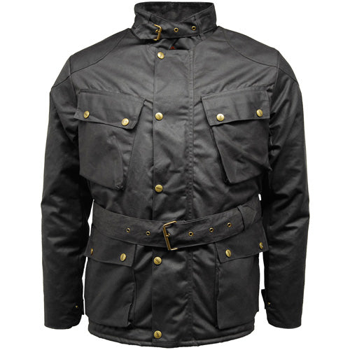 Game Speedway Quilted Wax Biker Jacket-3