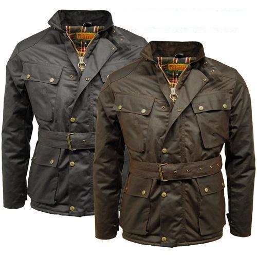 Game Speedway Quilted Wax Biker Jacket-0