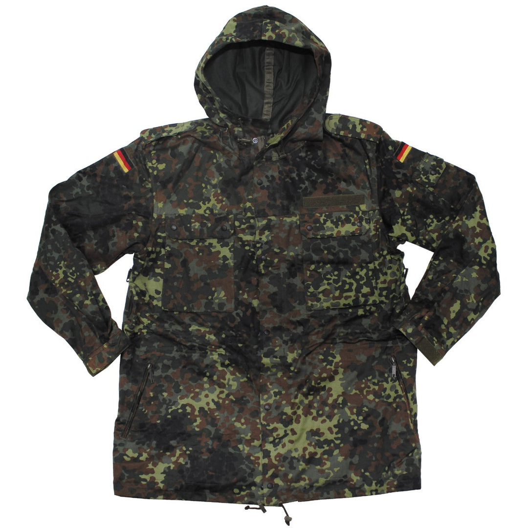 German Flecktarn Camo Parka - Grade A