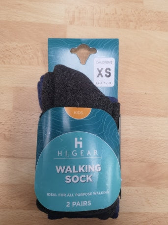 Kids 2pk Walking socks