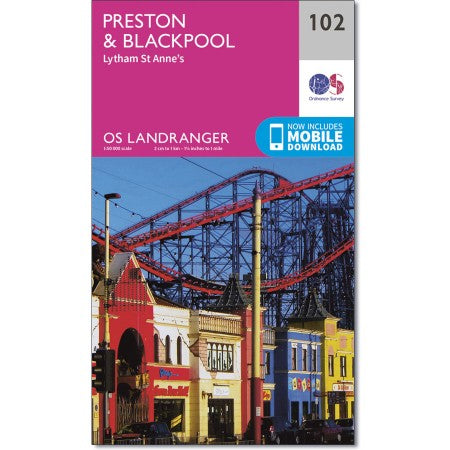 Preston & Blackbool OS Landranger 102