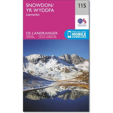 Snowdon/Yr Wyddfa OS Landranger 115