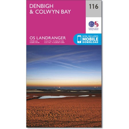 Denbigh & Colwyn Bay OS Landranger 116