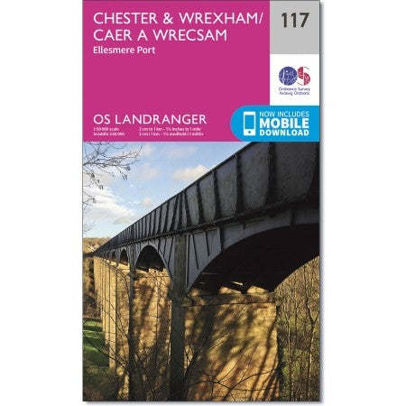 Ordnance Survey Landranger 117 Chester & Wrexham, Ellesmere Port