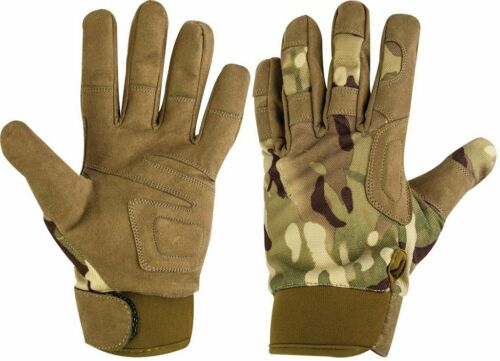 Multi Terrain Camo Covert Kevlar Gloves