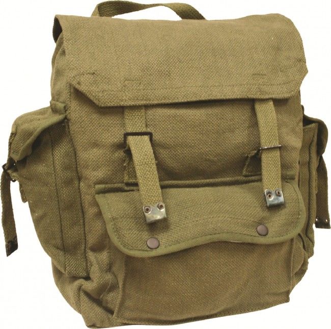 Pocketed Large Webbing Backpack