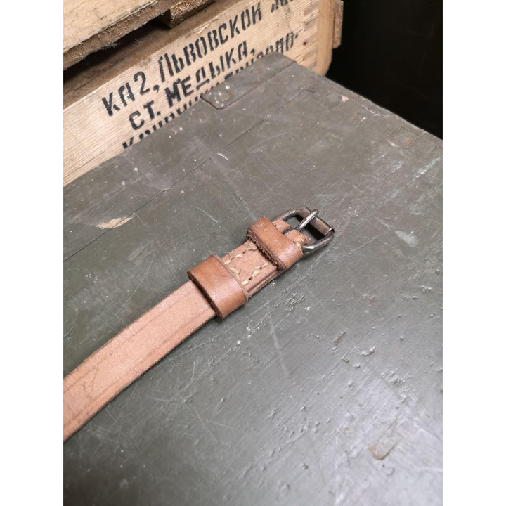 Romanian Army Leather Strap