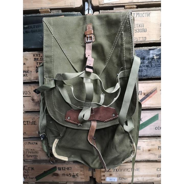 Romanian RSR Army Vintage Rucksack with Helmet Webbing attachment