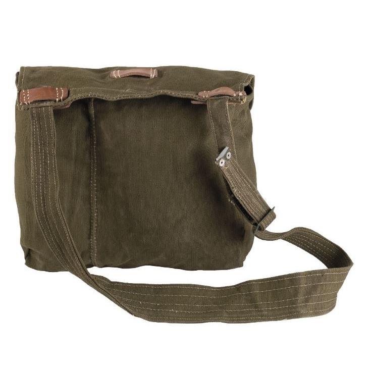 Romanian RSR Army Vintage Bread Bag with leather