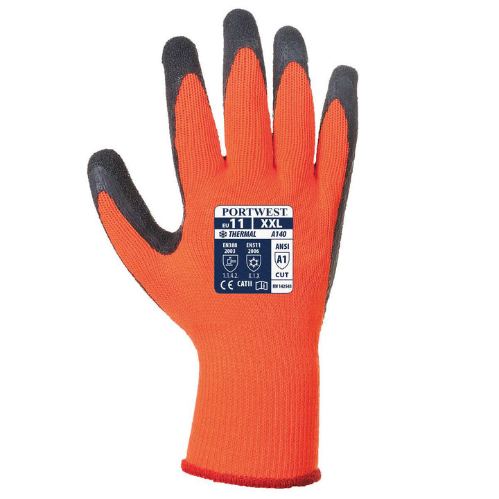 Portwest A140 Thermal Grip Latex Gloves - 12 Pack-4