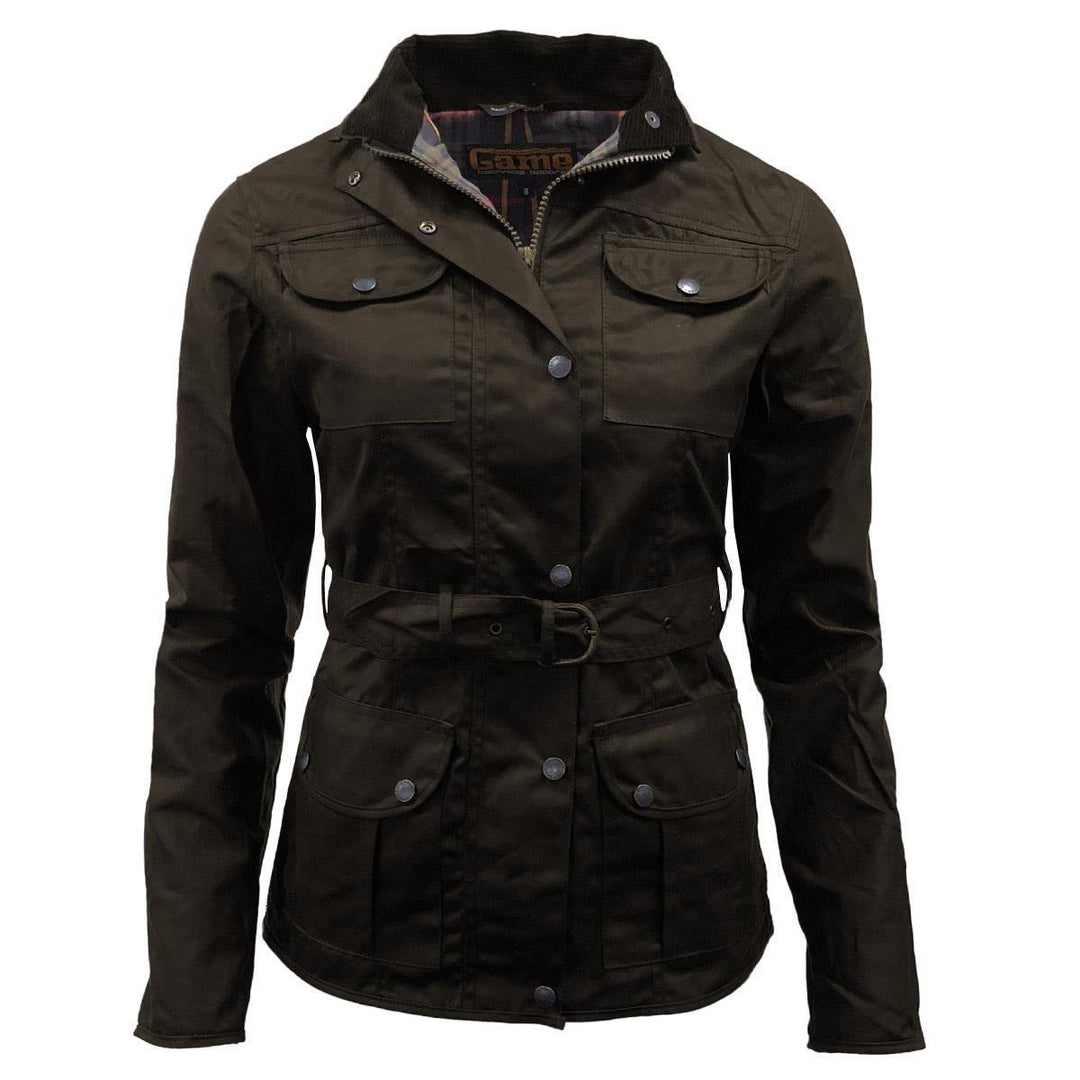 Ladies Game Morgan Antique Wax Jacket-2