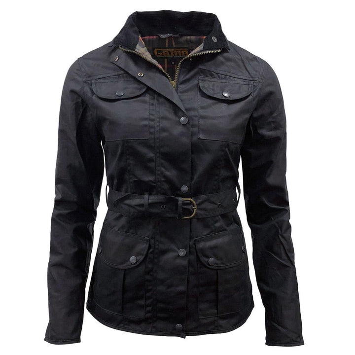 Ladies Game Morgan Antique Wax Jacket-1