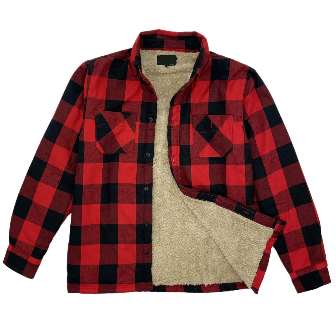 Mens Sherpa Fleece Lined Work Shirt - 4061-12