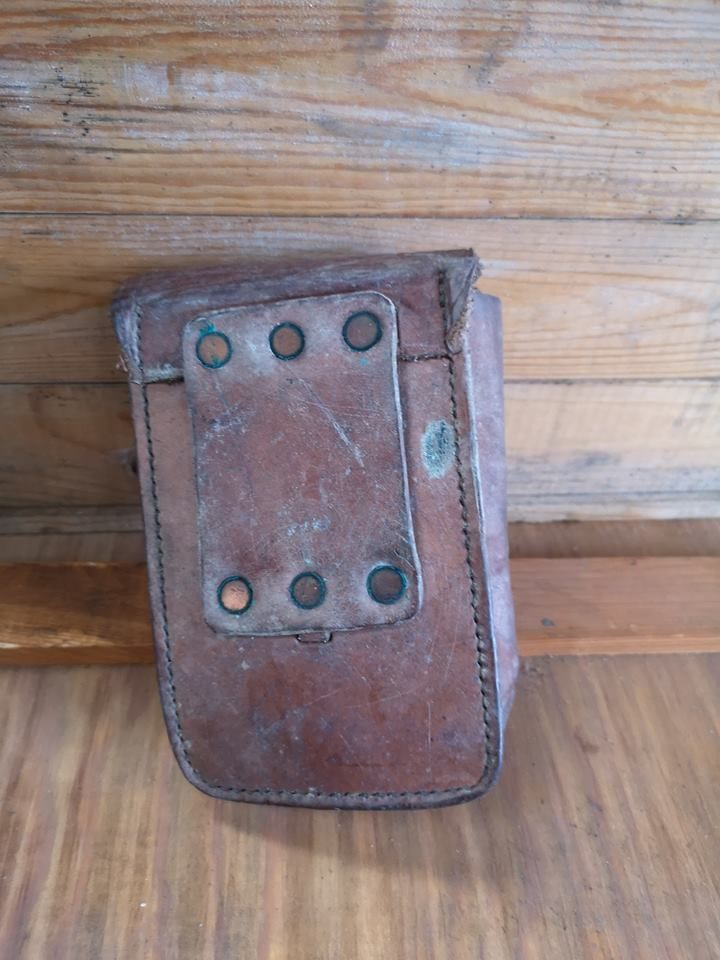 Swedish Army Model M 39 Mauser Magazine Leather Pouch