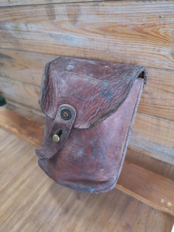 Swedish Army Model M 39 Mauser Magazine Leather Pouch