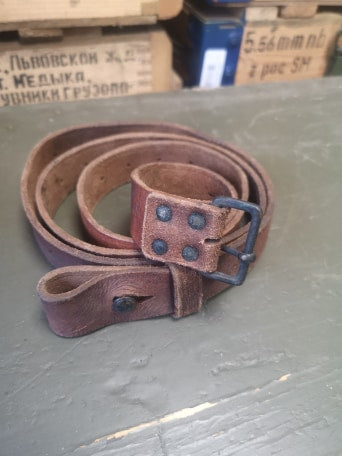 Genuine Swedish Army Mauser M98 / M38 Leather Sling