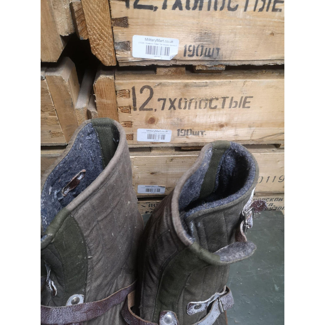 Swedish Army Vintage Snow over boots