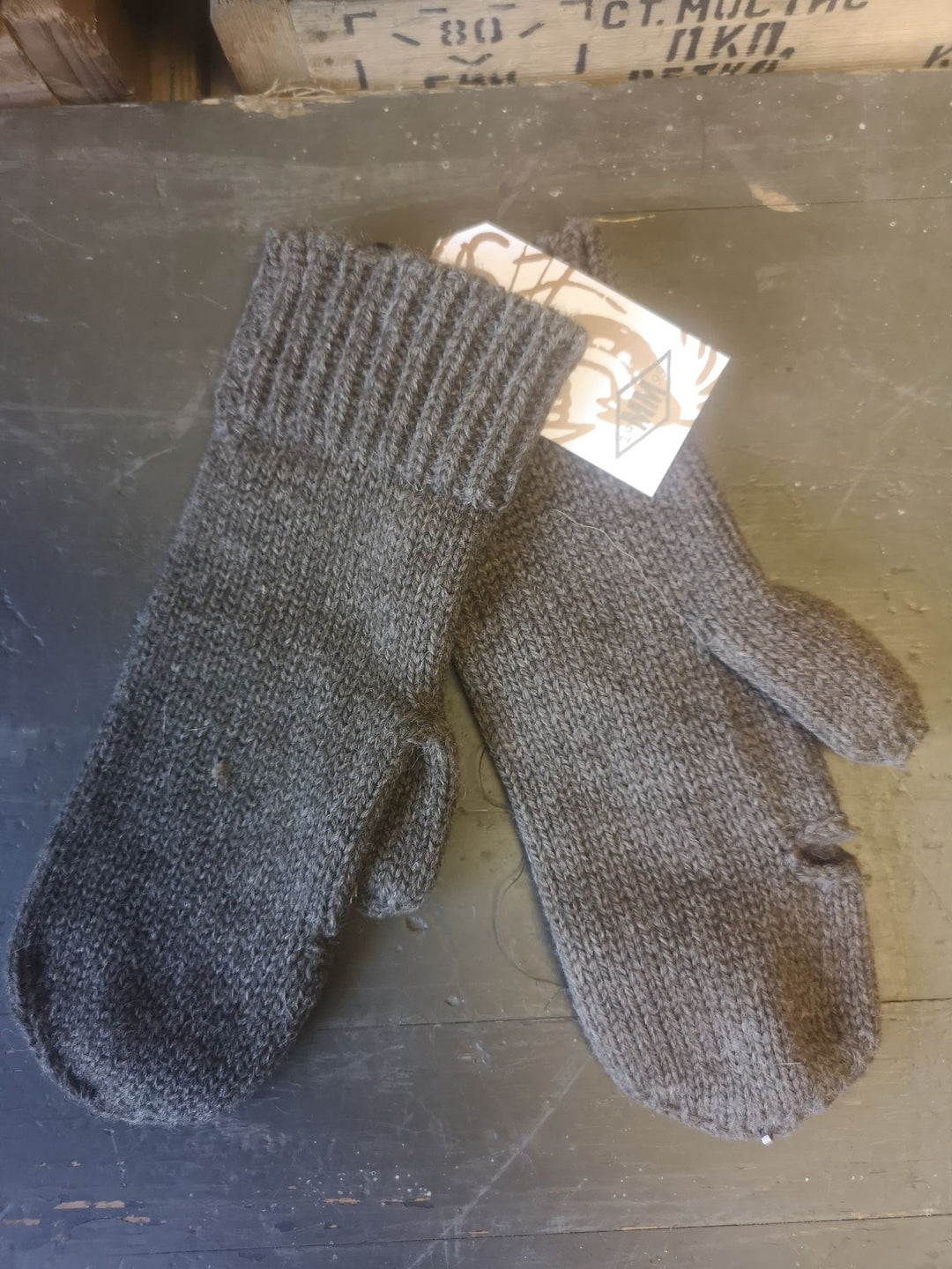 Swedish Army Wool Trigger Finger Mitts