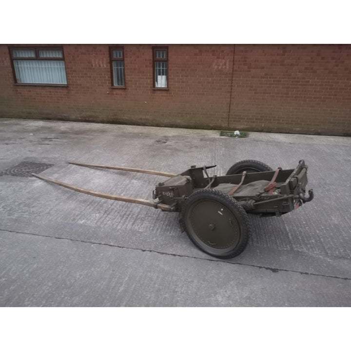Vintage Swiss Army Ammo Cart