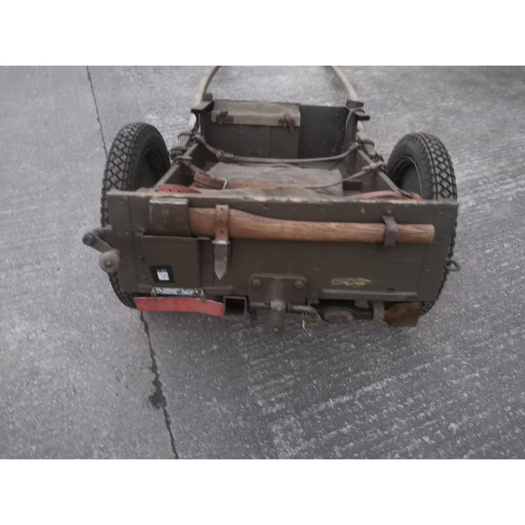 Vintage Swiss Army Ammo Cart