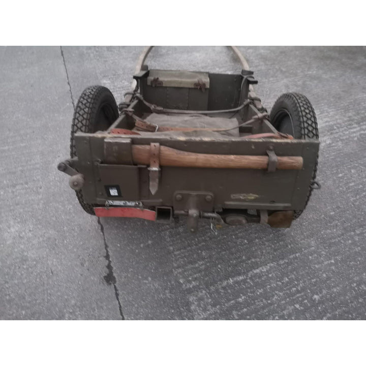 Vintage Swiss Army Ammo Cart
