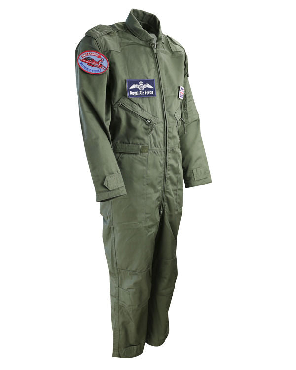 Kids Top Gun Olive Green Flight Suit