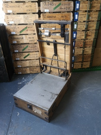 Vintage Swedish Army Sack Scales