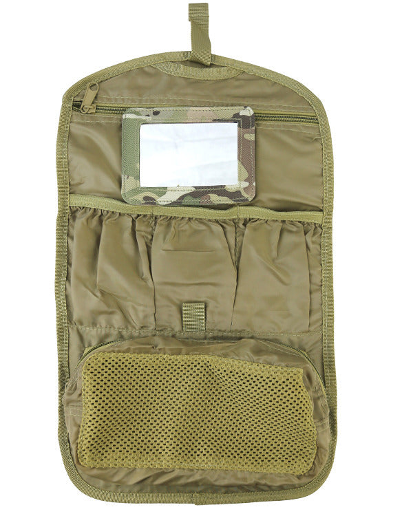 Wash bag with hook / Mirror BTP Multi Camo