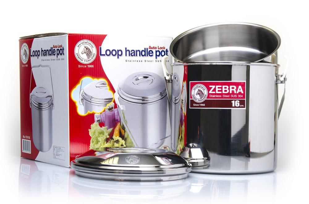 Zebra Head Loop Handle Cooking Pot 16cm Billie